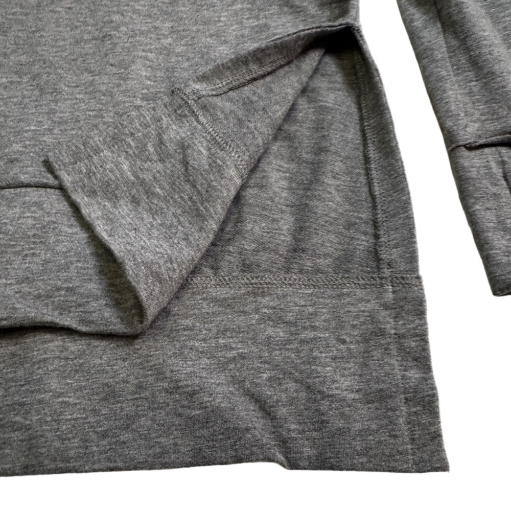 Rachel Hollis Bless Your Heart Grey Long Sleeve Shirt Size XXS Oversized NWOT - Picture 9 of 13
